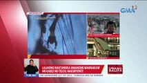 Lalaking nagtangka umanong magnakaw ng kable ng telco, nakuryente | UB