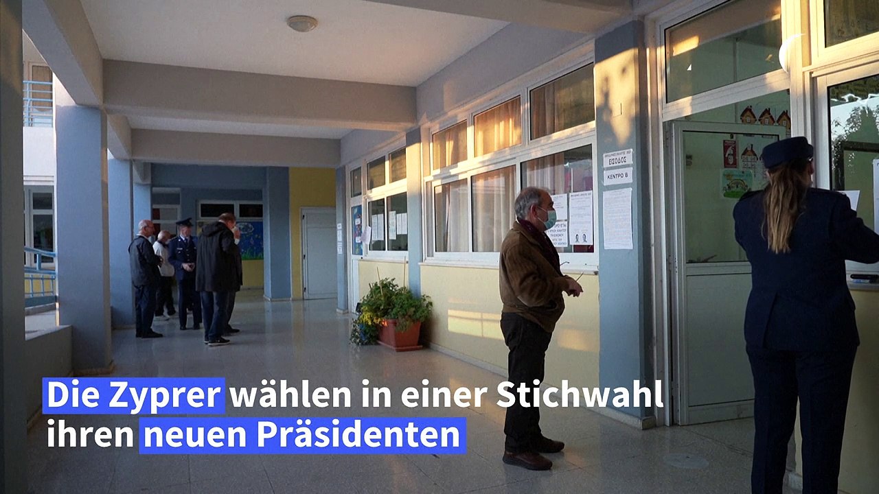 Präsidentenstichwahl in Zypern: Enges Rennen erwartet
