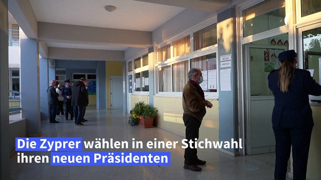 Präsidentenstichwahl in Zypern: Enges Rennen erwartet