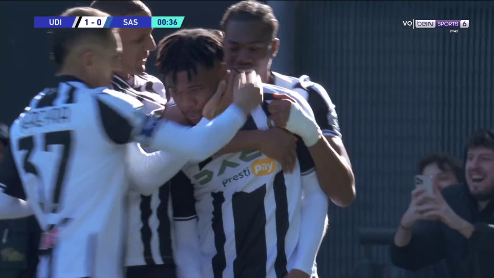 L'Udinese marque après 25 secondes de jeu
