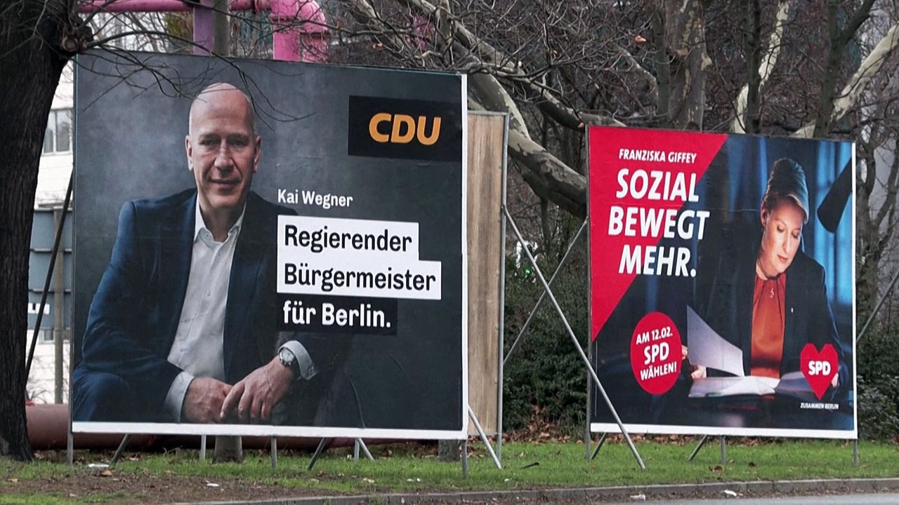 Wiederholungswahl in Berlin - CDU führt in Umfragen