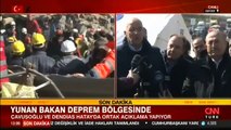Son dakika... Bakan Çavuşoğlu ve Yunanistan Dışişleri Bakanı Dendias deprem bölgesinde