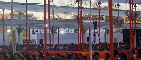 श्रीराम कथा: पहले दिन महामात्य, सत्संग एवं गुरु की महिमा पर प्रवचन