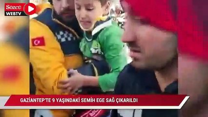 Gaziantep'te 9 yaşındaki Semih Ege sağ çıkarıldı