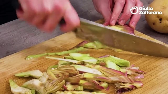 FRITTATA di PATATE e CARCIOFI...SEMPLICE, VELOCE e GOLOSISSIMA