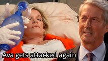 GH Shocking Spoilers Ava can't hide Nikolas' death, Victor attacks Ava to protect Cassadine family