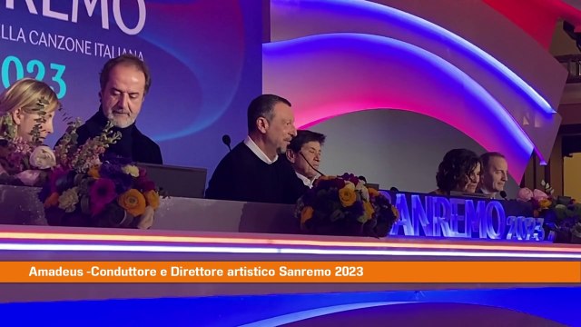 Sanremo, Amadeus Sono l'uomo più felice al mondo