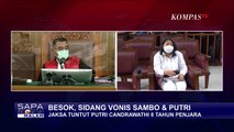 Sidang Vonis Digelar Besok, Bagaimanakah Nasib Sambo dan Putri?