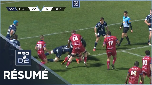 PRO D2 - Résumé Colomiers Rugby-AS Béziers Hérault: 39-20 - J20 - Saison 2022/2023