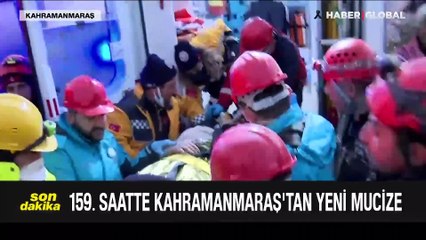 159. saatte Kahramanmaraş'ta mucize: 37 yaşındaki kadın kurtarıldı