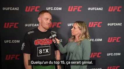 UFC 284 - Della Maddalena : "La suite ? Quelqu'un du top 15, ça serait génial"
