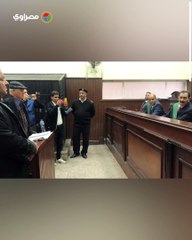 دفاع قاتل "محامي كرداسة" ينفي جانب الترصد.. والقاضي يقاطعه "في واقعة قتل"