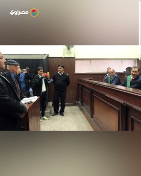 دفاع قاتل محامي كرداسة ينفي جانب الترصد.. والقاضي يقاطعه في واقعة قتل