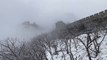 Tourists visit snowy Great Wall of China after Covid restrictions relaxed