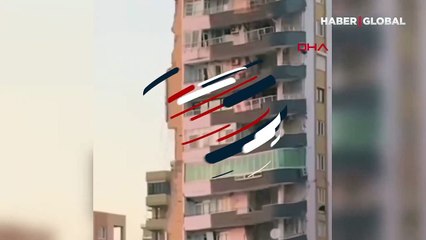 Adana'da ikinci depremde yarısı yıkılan Kubilay Apartmanı, tamamen yerle bir oldu!