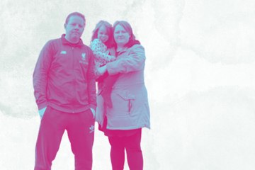 The Corby family living in a Travelodge