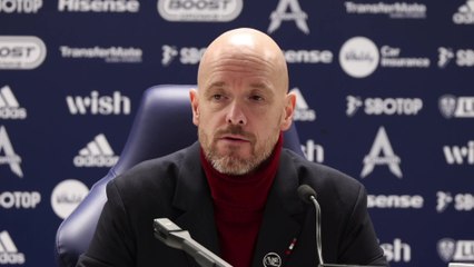 Ten Hag on Utd's 2-0 win at managerless Leeds