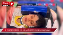 8 yaşındaki Semih Ege 155 saat sonra enkazdan kurtarıldı