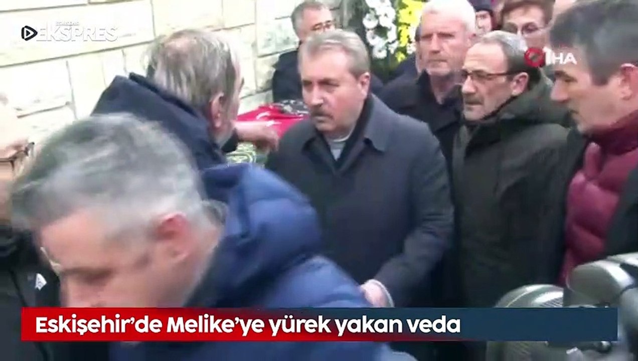 Eskişehir'de Melike'ye yürek yakan veda