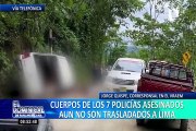 Policías mueren tras emboscada en el VRAEM: narcoterroristas se llevaron dos fusiles AKM y una pistola