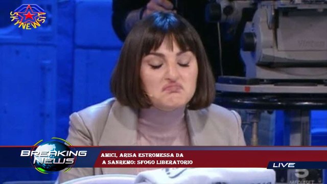 Amici, Arisa estromessa da a Sanremo: sfogo liberatorio
