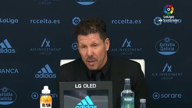 Simeone: “Supimos jugar el partido que había que jugar”