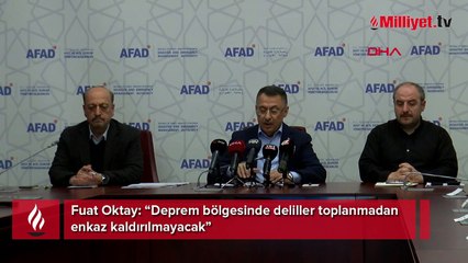 Download Video: Fuat Oktay: Deliller toplanmadan enkazlar kaldırılmayacak