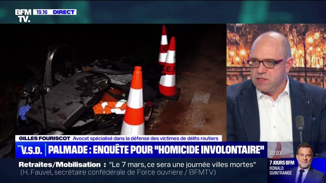Accident de la route de Pierre Palmade: En France, tous les jours, 10 familles sont concernées par l'insécurité routière , affirme Me Gilles Fouriscot