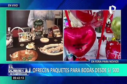En el mes de amor: Feria para novios ofrece paquetes para bodas súper económicos