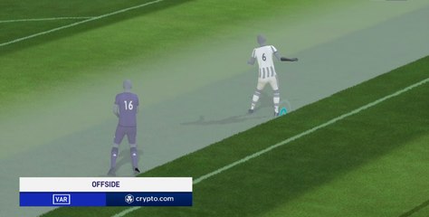 Serie A : La Juve sauvée par un hors-jeu de quelques centimètres à cause d'un talon !