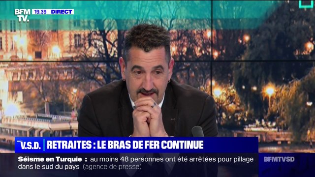 Frédéric Souillot, secrétaire général de Force ouvrière, indique avoir eu au téléphone Élisabeth Borne dans les dernières 48 heures