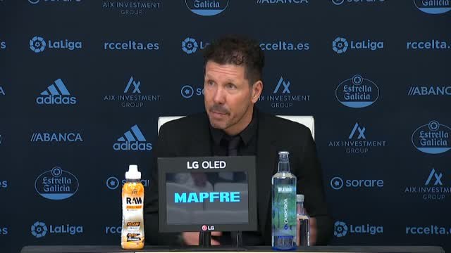 Simeone: En la vida siempre hay problemas que resolver y se resuelven actuando