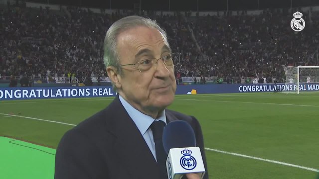 Florentino Pérez y la fiesta de celebración del Real Madrid