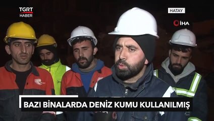 Скачать видео: Kurtarma Ekiplerinden Her Şeyi Anlatan Tespit: 5 Saatlik Betonu 5 Dakikada Aşıyoruz!  - TGRT Haber