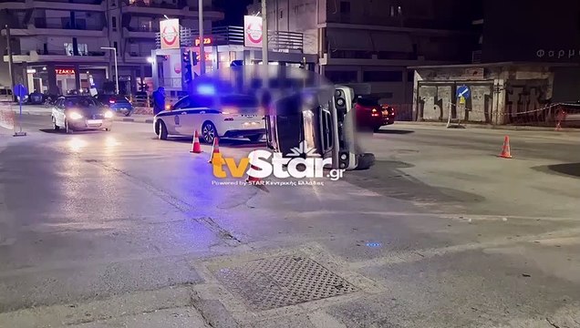 Λαμία: Αναποδογύρισε αυτοκίνητο μετά από σύγκρουση - Τον χτύπησε και εξαφανίστηκε