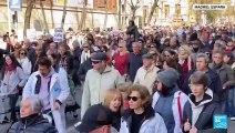 Informe desde Madrid: trabajadores de la salud marcharon para pedir más inversión