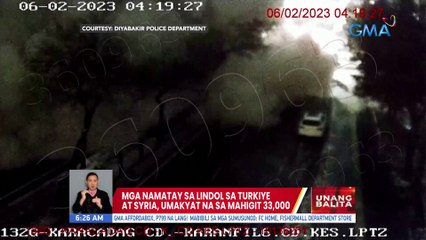 Mga namatay sa lindol sa Turkiye at Syria, umakyat na sa mahigit 33,000 | UB