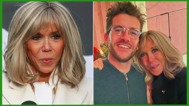 Brigitte Macron pose avec un de ses ancien élèves, un visage pas méconnu du public