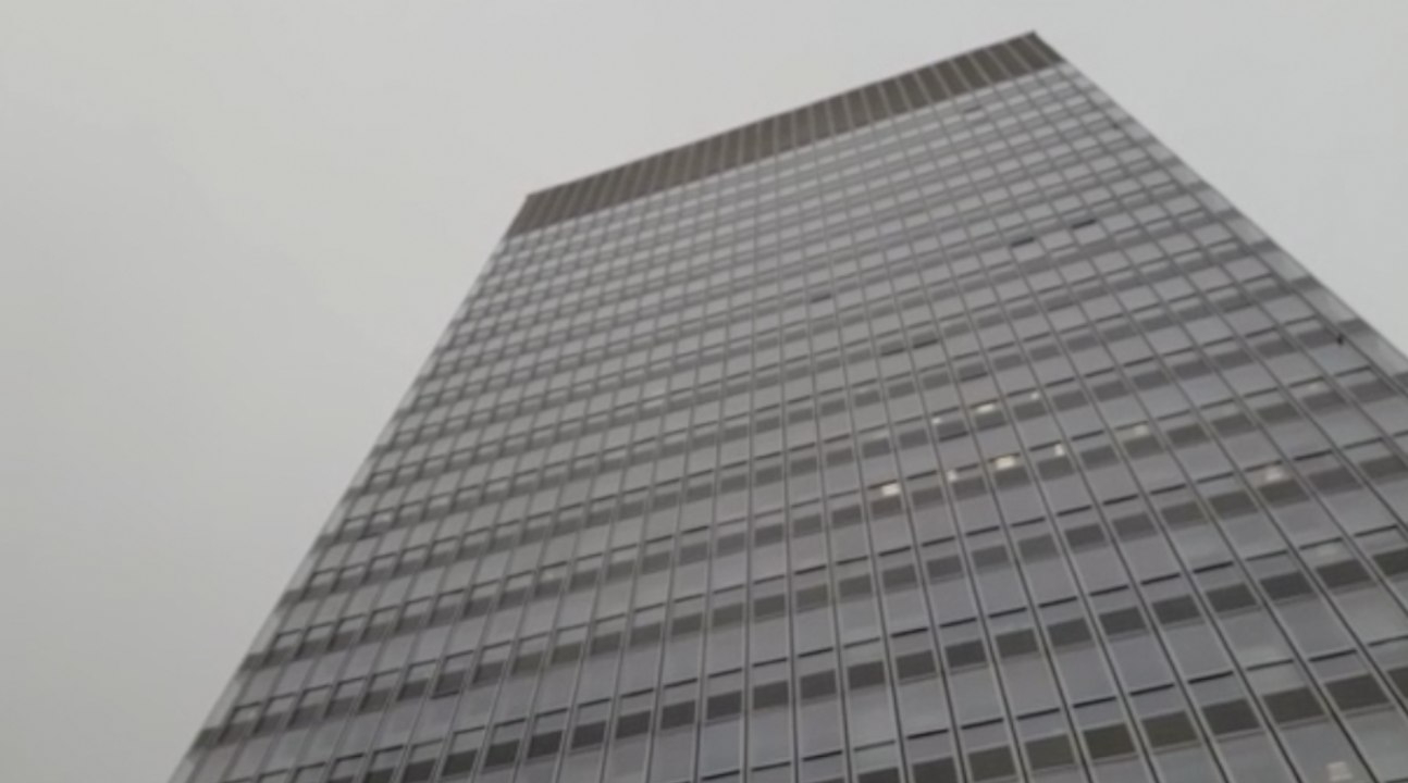 This is what happens when you take the stairs in what has been Sheffield's tallest building for nearly 50 years. That's 20 flights!