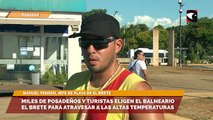 Miles de posadeños y turistas eligen el balneario El Brete para atravesar a las altas temperaturas