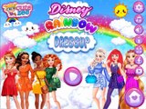Frozen Disney Rainbow Dressup - Frozen Games