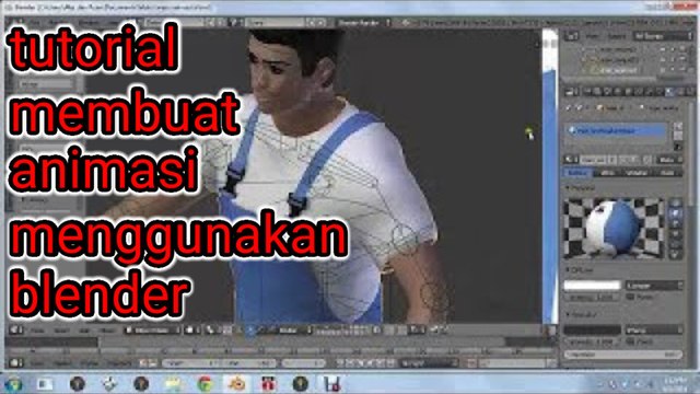 tutorial membuat animasi menggunakan blender (tutorial selengkapnya ada di deskripsi)