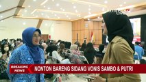 Ratusan Mahasiswa Universitas Pasundan Bandung Nobar Sidang Vonis Sambo dan Putri Candrawathi!