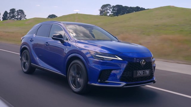2023 Lexus RX 350 F Sport Driving Video