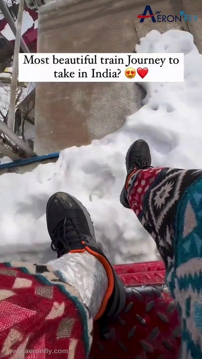 Most Beautiful Train Journey to take in India | AeronFly | Kashmir | Flight Book with AeronFly | Travel with AeronFly | India