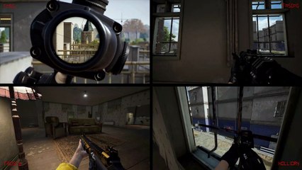 47 sec of PUBG - 4 camera action [FNSG Team FPP]