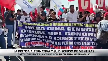 Pedro Catillo vuelve a la carga con su prensa alternativa y sus mentiras