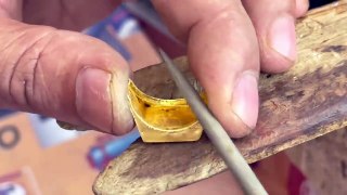 24k Gold Ring Making For Gents _ How Gold Ring is Made