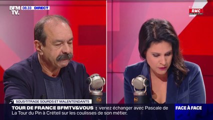 Philippe Martinez évoque "un appel de courtoisie" après le coup de téléphone d'Élisabeth Borne ce dimanche soir