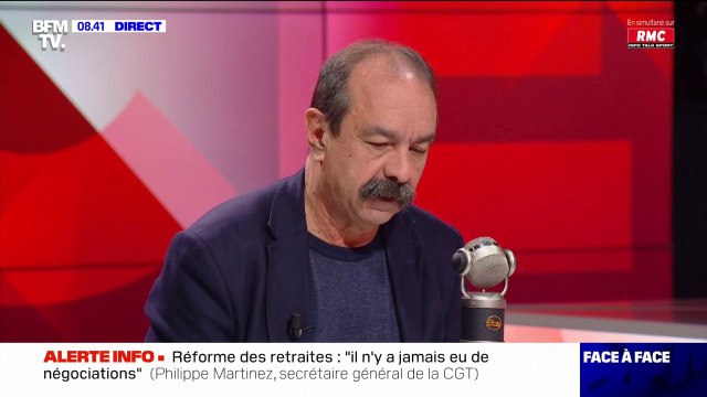 Philippe Martinez sur la réforme des retraites: Nous souhaitons qu'il y ait un vote sur l'article 7